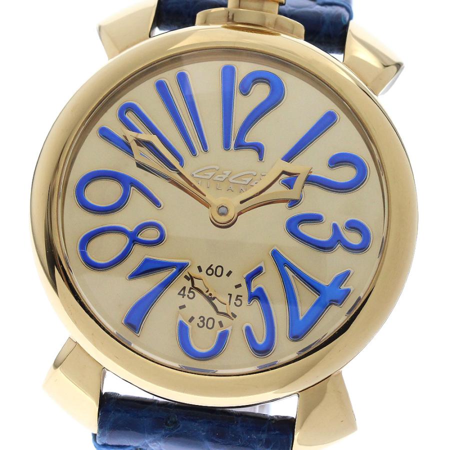 ガガミラノマヌアーレ 手巻き式腕時計 48ミリ 世界限定299本 GaGa MILANO（ガガミラノ） GaGa MILANO 5214.MIR.02S マヌアーレ48