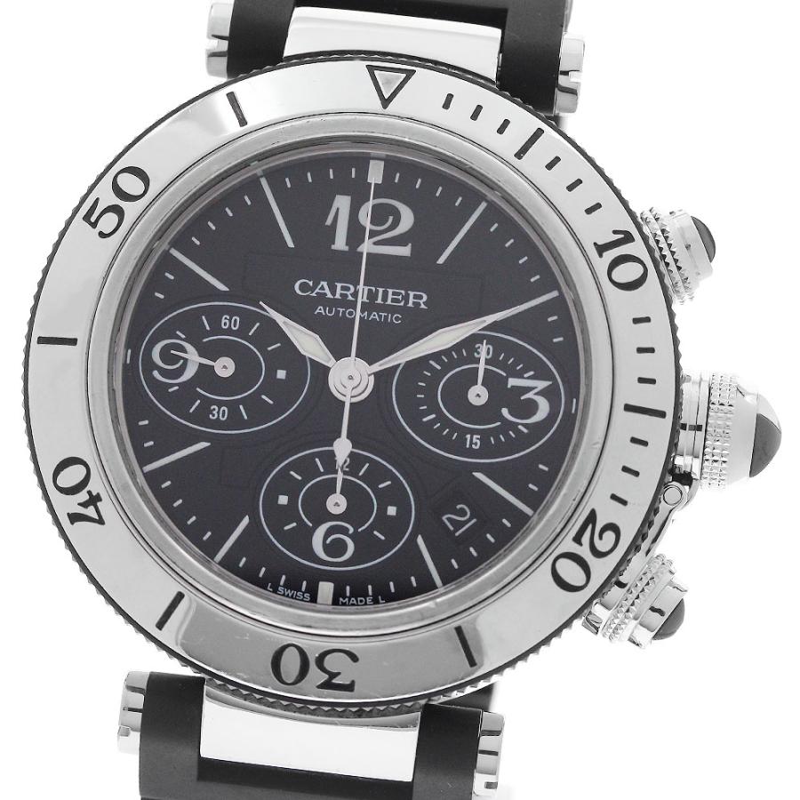@*様 【鑑定条件】【7/30最終】カルティエ パシャ シータイマー W3108 Cartier（カルティエ） CARTIER W31088U2 パシャ シータイマー デイト