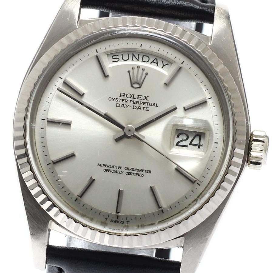 ロレックス ROLEX 1803 オイスターパーペチュアル デイデイト K18WG Cal.1556 自動巻き メンズ _965077 ROLEX（ロレックス） ROLEX 1803 オイスターパーペチュアル デイデイト