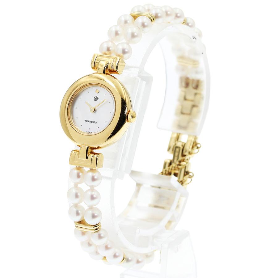 MIKIMOTO（ミキモト） MIKIMOTO 4N20-0941 2重パールウォッチ JAL限定