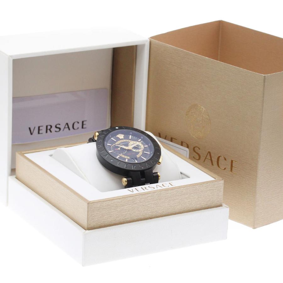 ヴェルサーチ VERSACE VEBV00619 Vレース デュアルタイム クォーツ メンズ 極美品 内箱・保証書付き_966176 VERSACE（ヴェルサーチェ） ヴェルサーチ VERSACE VEBV00619 Vレース