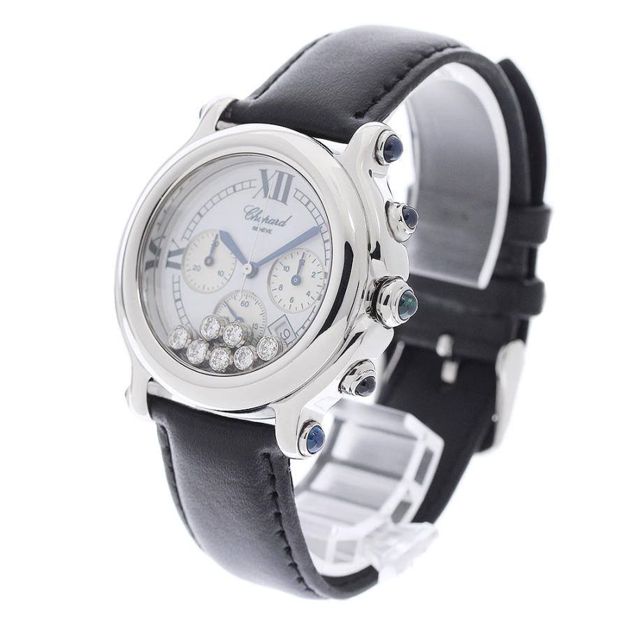 ショパール Chopard 28/8269-23 ハッピースポーツ 7Pダイヤ クロノグラフ クォーツ メンズ _967619 Chopard（ショパール） Chopard 28/8269-23 ハッピースポーツ 7Pダイヤ