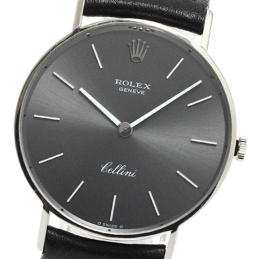 訳あり ロレックス ROLEX 3833 チェリーニ K18WG Cal.1600 手巻き メンズ 保証書付き_884675 ROLEX（ロレックス） ROLEX 3833/9 チェリーニ K18WG Cal.1600 手巻き