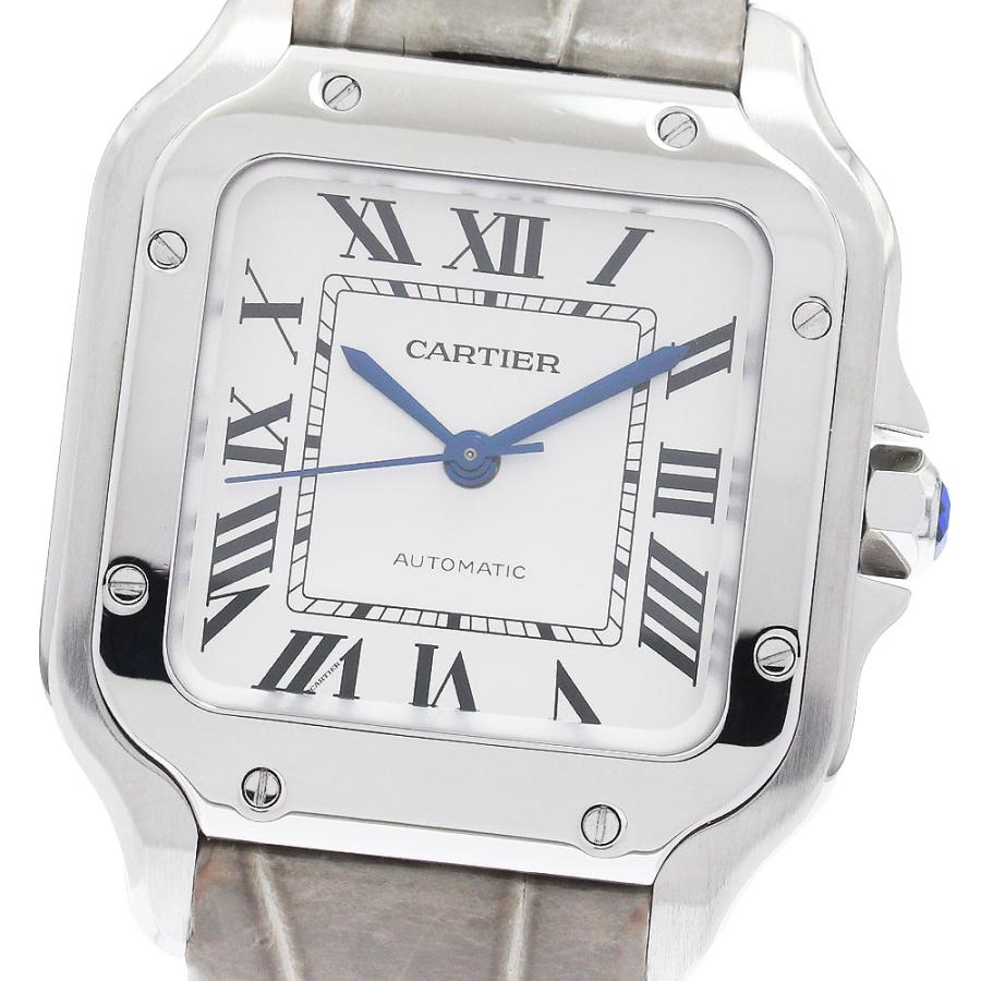 カルティエ CARTIER WSSA0010 サントス ドゥ カルティエ MM 自動巻き メンズ 良品 _967951 Cartier（カルティエ） CARTIER WSSA0010 サントス ドゥ MM 自動巻き
