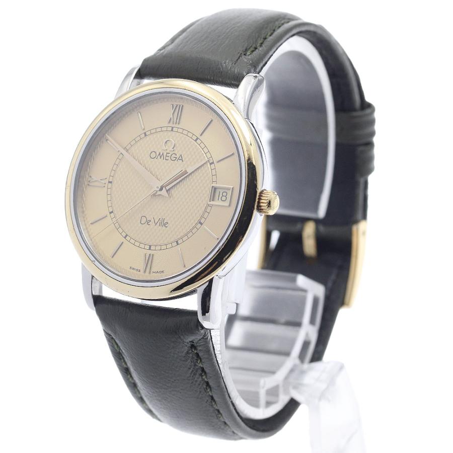 オメガ デビル プレステージ  クォーツ メンズ 【中古】 OMEGA（オメガ） デビル プレステージ デイト クォーツ メンズ _968218