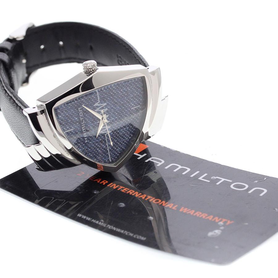 ハミルトン HAMILTON H244121/H24411941 ベンチュラ デニム クォーツ メンズ 美品 保証書付き_968313 HAMILTON（ハミルトン） HAMILTON H244121/H24411941 ベンチュラ