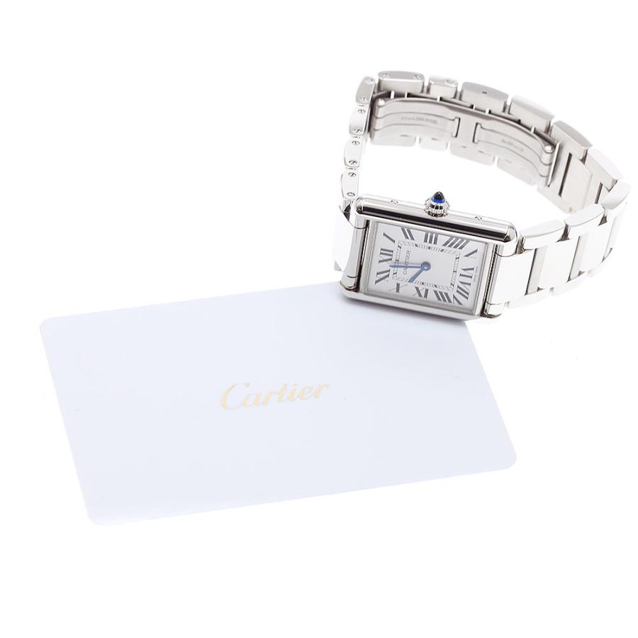カルティエ　タンクマストLM　WSTA0106 純正革ベルト付き Cartier（カルティエ） CARTIER WSTA0106 タンクマスト LM クォーツ