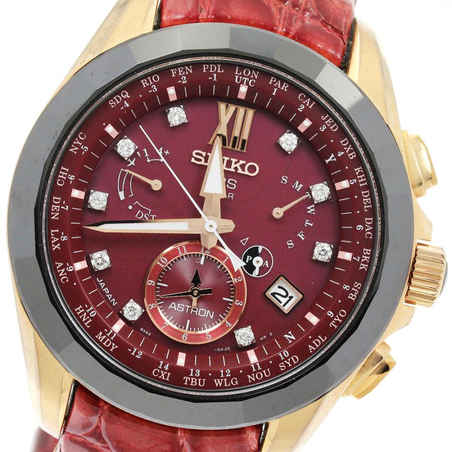 セイコー SEIKO SBXB080/8X53-0AM0-2 アストロン 9Pダイヤ GPS 500本限定 ソーラー電波 メンズ 箱付き_972395 SEIKO（セイコー） SEIKO SBXB080/8X53-0AM0-2 アストロン 9Pダイヤ
