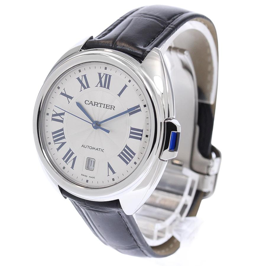 カルティエ CARTIER WSCL0018 クレ ドゥ カルティエ デイト 自動巻き メンズ 保証書付き_972715 | Cartier | 02