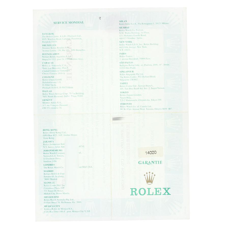ROLEX ロレックス 14000M/14000/14000 保証書 3枚セット _R-16  