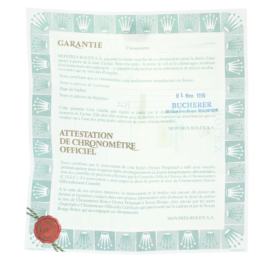 ROLEX ロレックス 16233 保証書 _R-5 : CLOSER Yahoo!ショップ - 通販  