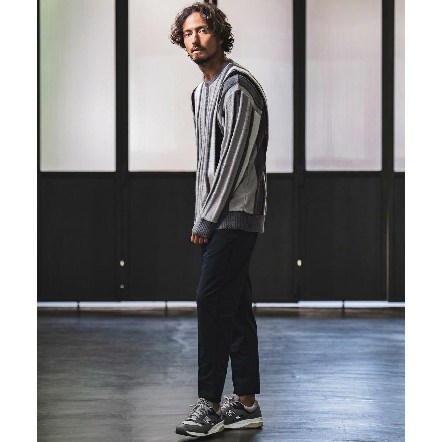 FELKOD x 1minute1second ] stripe crew 【Mountain Research】 neck knit