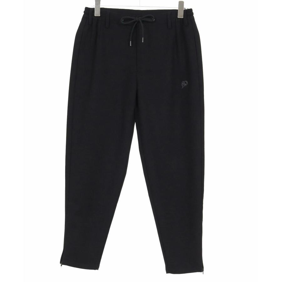 zip slacks with heart embroidery スラックスパンツ【公式通販】
