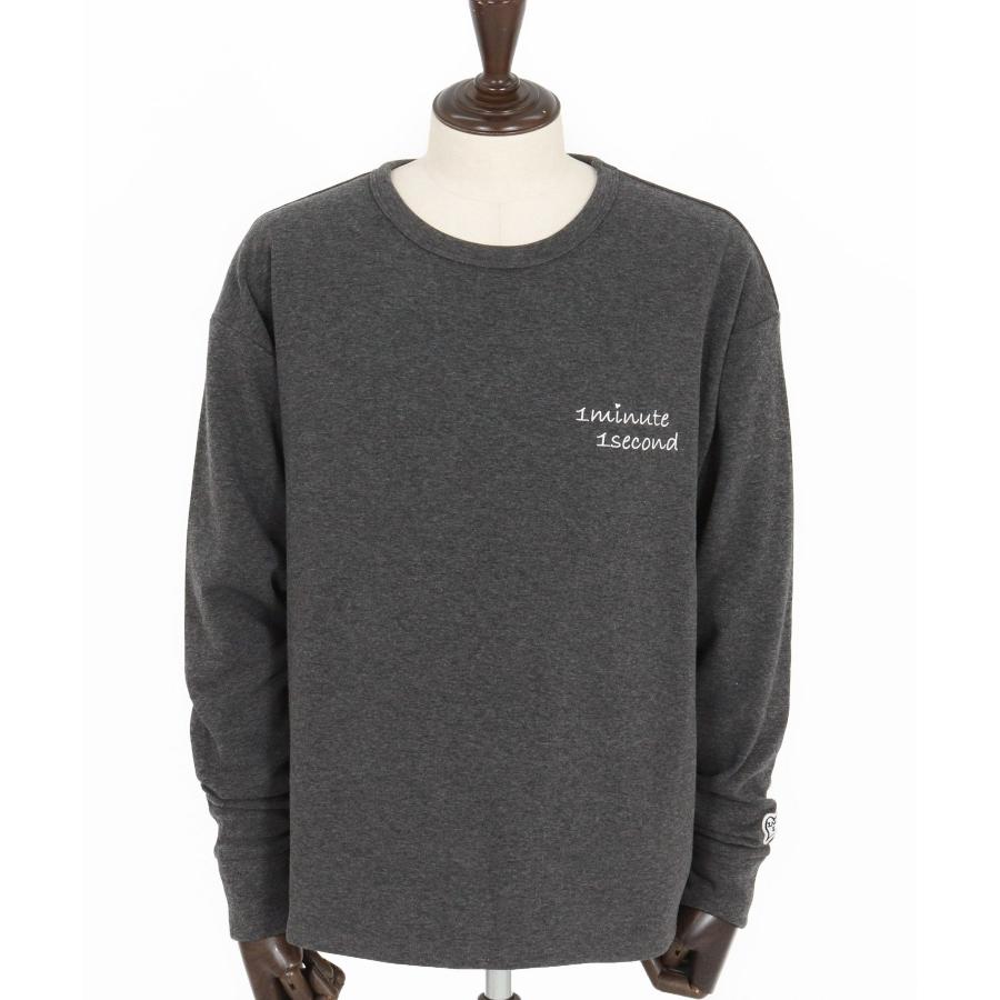 1minute 1second（ワンミニットワンセカンド） トレーナー back fleece 