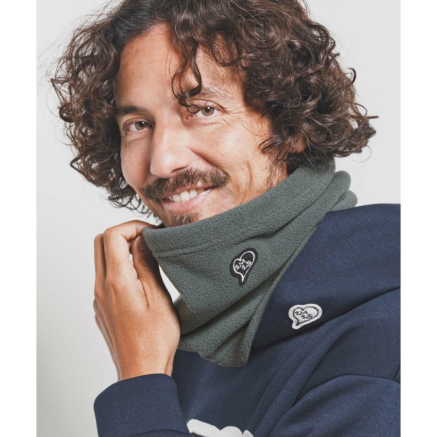 ネックウォーマー neck warmer with heart patch_1