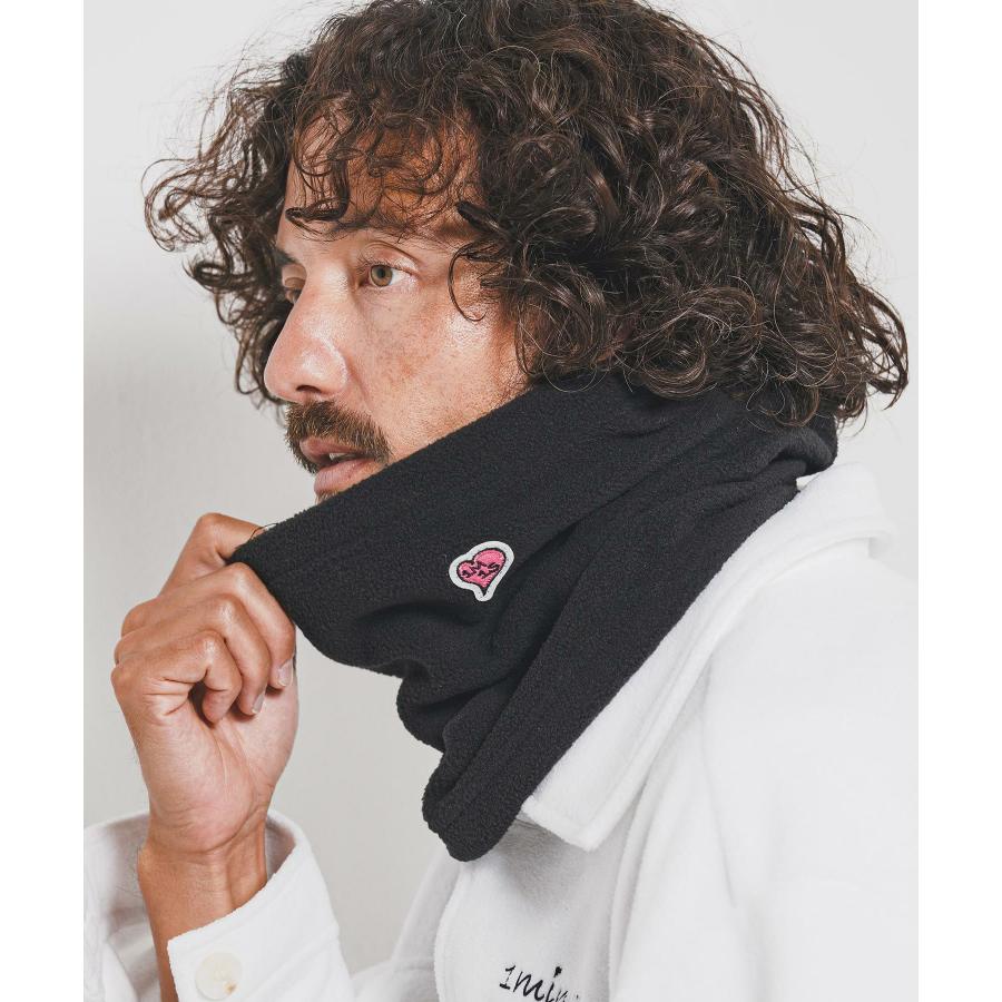 ネックウォーマー neck warmer with heart patch_3