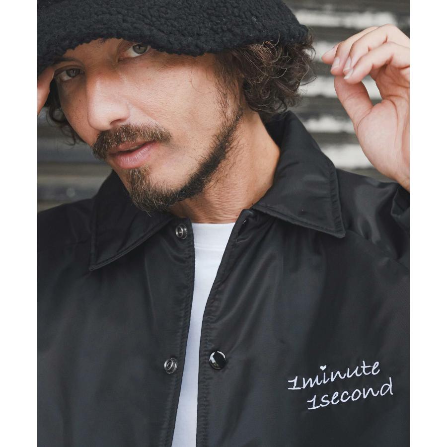 1minute 1second（ワンミニットワンセカンド） コーチジャケット back