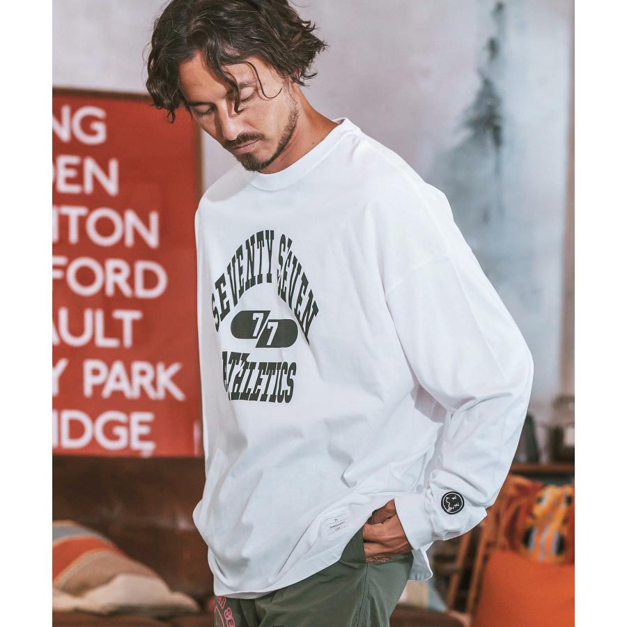 seventy seven 【30%off】middle onz over size L-S t-shirts