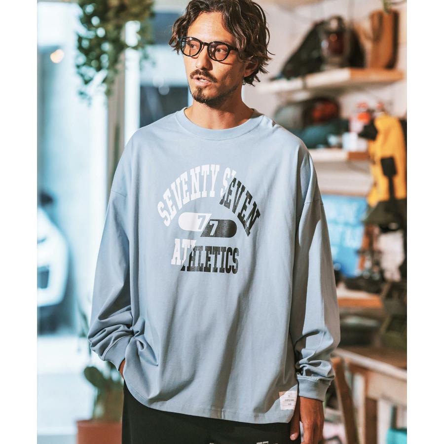 seventy seven 【30%off】middle onz over size L-S t-shirts