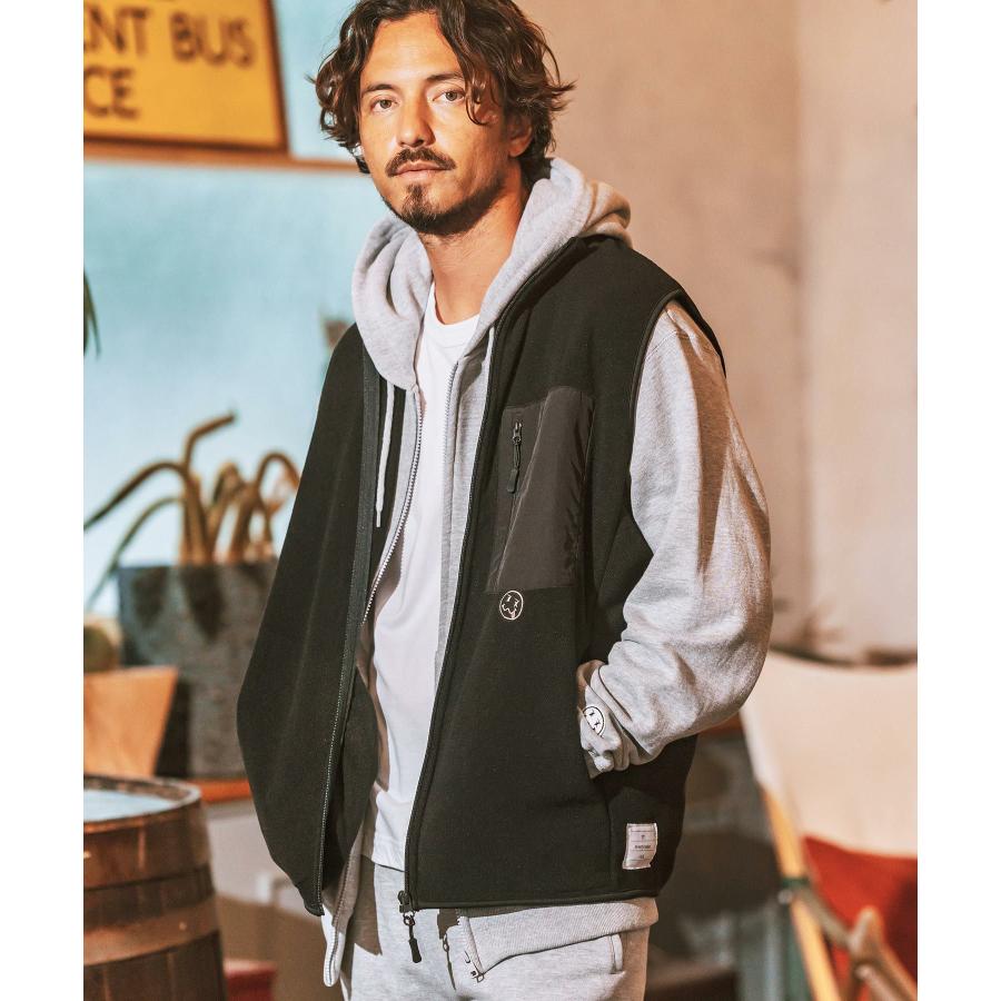 seventy seven 【30%off】fleece zip vest : 1minute1second&77公式ストア - 通販 ...