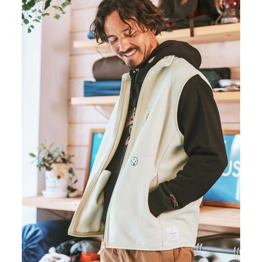 seventy seven 【30%off】fleece zip vest : 1minute1second&77公式ストア - 通販 ...