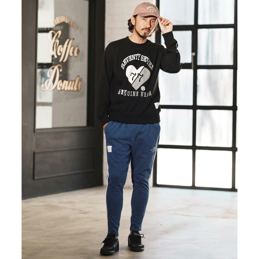 seventy seven 【30%off】denim jersey pants : 1minute1second&77公式