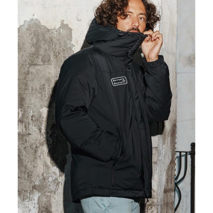 中綿ジャケット padding hoodie JKTの画像