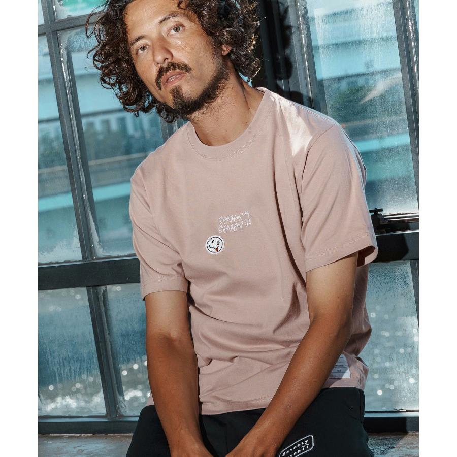 seventy seven Tシャツ middle onz S-S high-end t-shirt(77flower