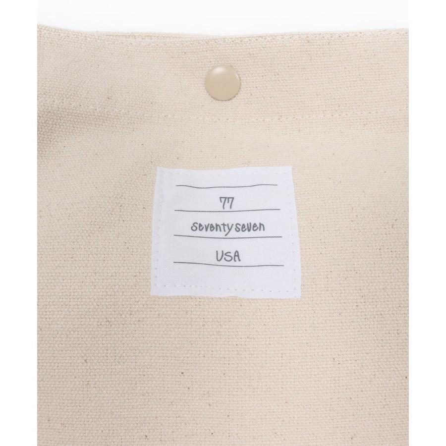 seventy seven ニュースペーパーバッグ embroidery newspaper bag 