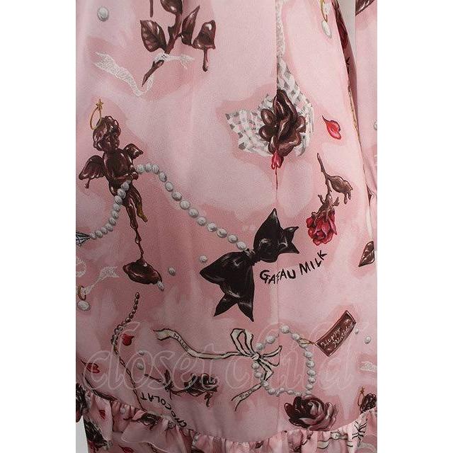 MILK ショコラローズ プリンセス ワンピース ストロベリーチョコ MILK /ショコラローズプリンセスワンピース M ストロベリー