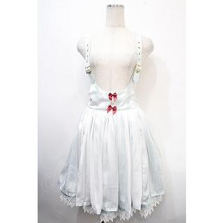 アリスポートレート柄スカート サックス ALICE and the PIRATES /ハンプティダンプティスカート 白×サックス Y