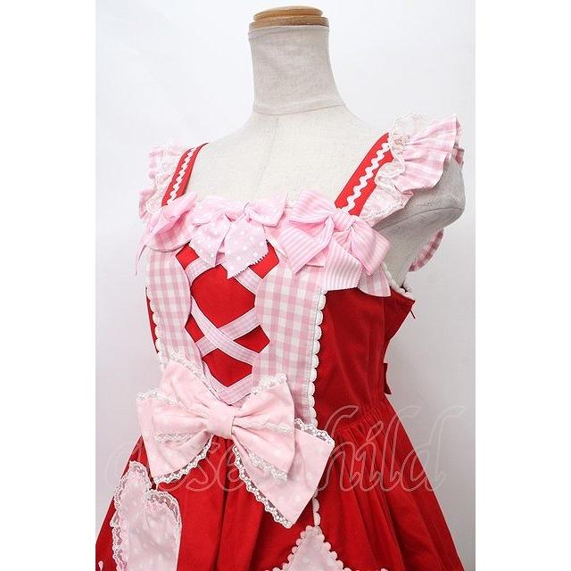 Angelic Pretty / 夢見るFantasic Balloonジャンパースカート アカ Y 