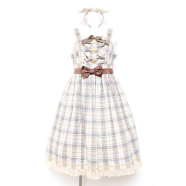Angelic Pretty / オリジナルタータンジャンパースカートセット