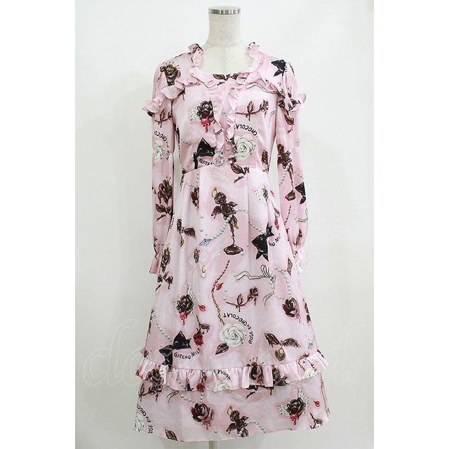 MILK ホイップベリーdress ストロベリーチョコ MILK / ショコラローズプリンセスドレス ストロベリーチョコ H-26-07