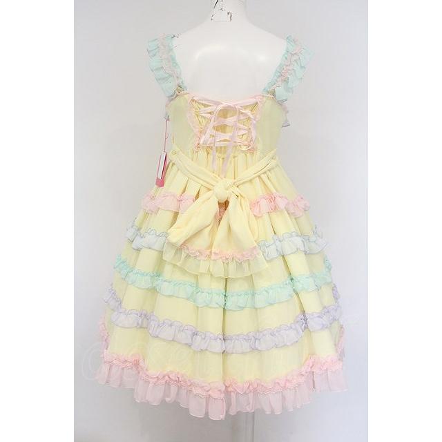 Angelic Pretty / しゃぼん玉ジャンパースカート（2023年） - イエロー 