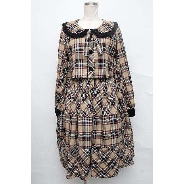 Angelic Pretty /図書館ワンピース ベージュ S-24-09-25-039-AP Angelic Pretty /図書館ワンピース ベージュ S-24-09-25-039-AP