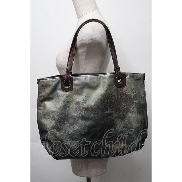 Jean Paul GAULTIER / BAGVサイバーリバーシブルトート 黒x玉虫 S-25