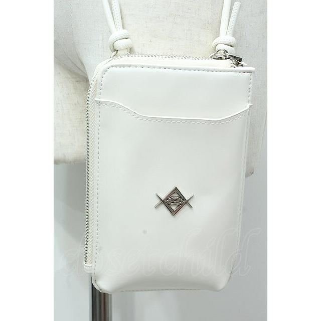 【新品】未使用品！FINGERS CROSSED ジレ ホワイト S REFLEM / スマホショルダー 白 S-24-07-06-001-PU-BG-AS-ZT432