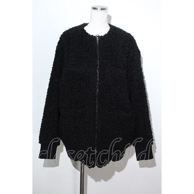 極美品❗️HYSTERIC GLAMOUR ボア付き中綿ブルゾン ジャケット 黒 FETISH CS XXX（HYSTERIC GLAMOUR） /ACK CATSボアブルゾン 黒 S-24-05