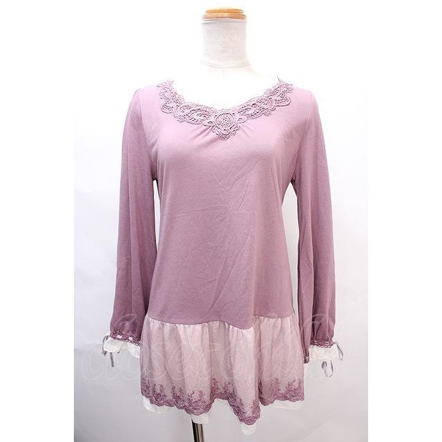 axes femme / レース使いロングインナー S-24-07-29-001-AX-TO-AS