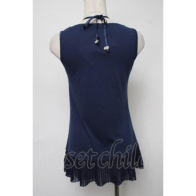 axes femme / トップス 紺 S-25-08-16-023-AX-TO-AS-ZT522