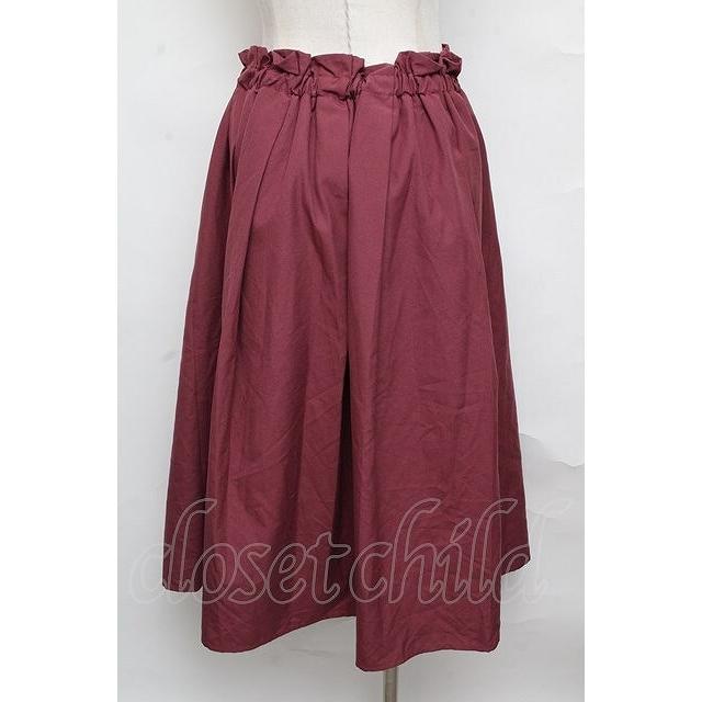 axes femme / レースラッフル×プリーツスカート ピンク S-24-08