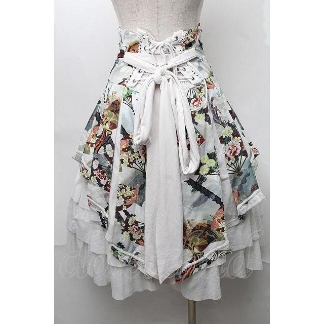 ozz on プリーツスカート USED】ONESTE 椿刺繍袴風スカート | Ozz On | ロリータ ゴスロリ