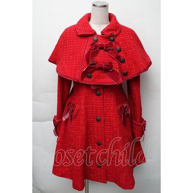 BABY,THE STARS SHINE BRIGHT / キャメロットプリンセスコート 赤 S-25