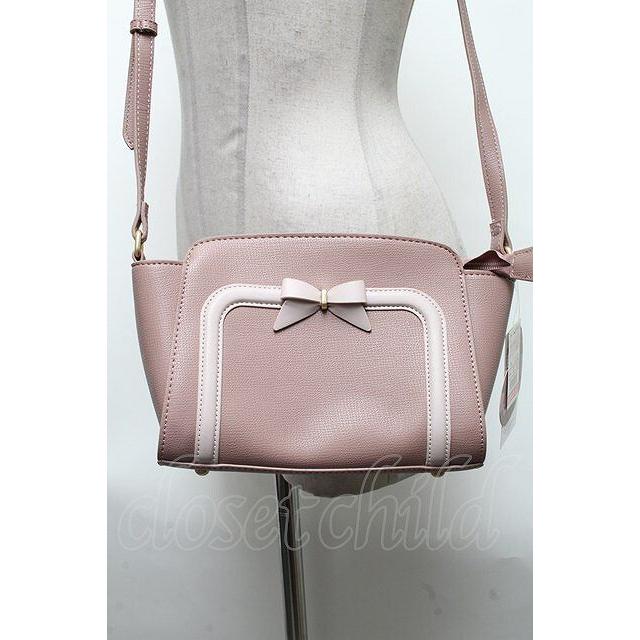 SALE】m petit by misako / AMリボンヨコショルダーバッグ ピンク S-25