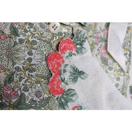 Jane Marple / Liberty William Morris いちご泥棒ワンピース グリーン