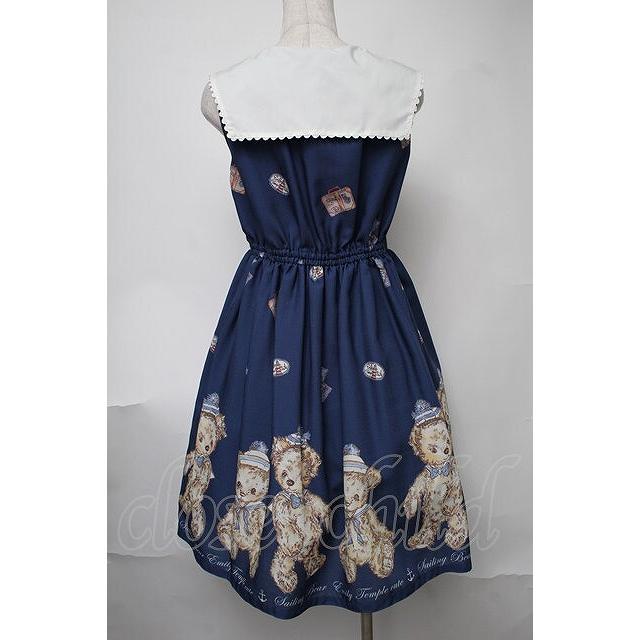 Emily Temple cute / Sailing Bearワンピース ネイビー S-25-08-11-048