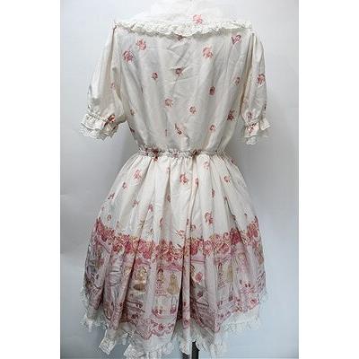 LIZ LISA / ドレスアップドール柄ワンピース オフ S-25-10-23-1014-LO