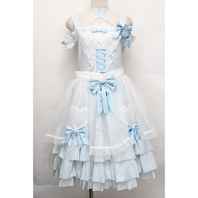 M*！様 新品未使用　エプロン付き　ジャンパースカート metamorphose / シナモロールコラボ エプロン付きジャンパースカート