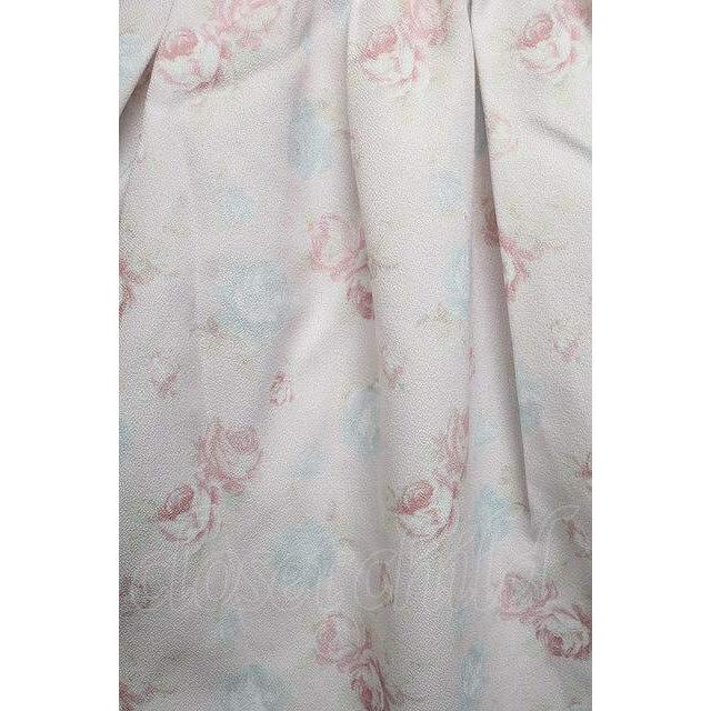 LIZ LISA バラ柄ドットワンピース 花刺繍 ピンク LIZLISA 量産型 ピンク 薔薇 花柄 ワンピース ミニワンピース